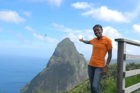 Santa Lucía: Excursión a Gros Piton con transporte