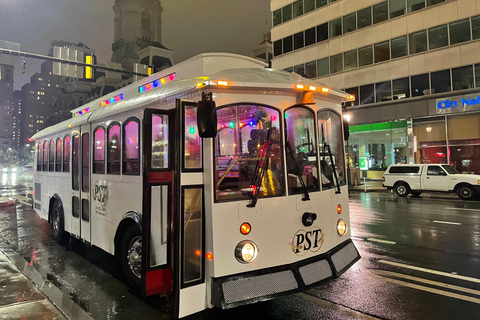 Philadelphia: Trolley Tour met de kerstverlichting BYOB