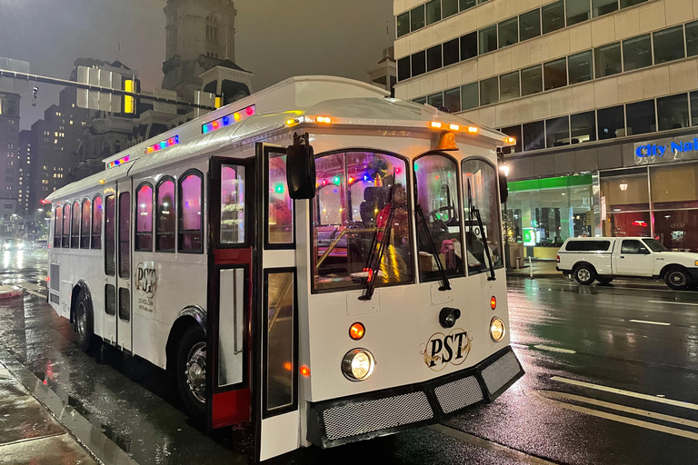 Philadelphia: Trolley Tour met de kerstverlichting BYOB