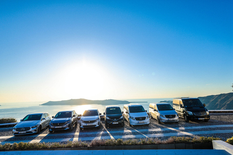 Traslados en grupo a Santorini: 24/7 Estamos a tu servicio