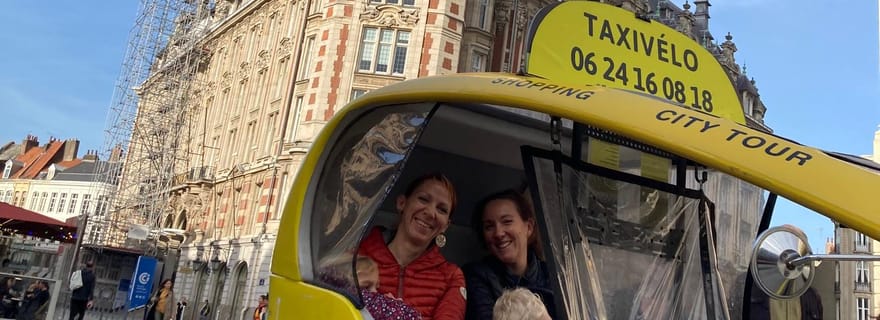 Visite guidée privée en vélo-taxi électrique