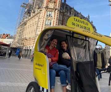 Privat guidad tur med elektrisk cykeltaxi
