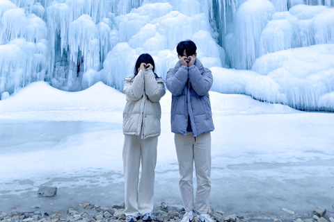 Cheongsong Ice Valley & Pohang Spacewalk Tour from Busan Busan Subway Station Exit 2