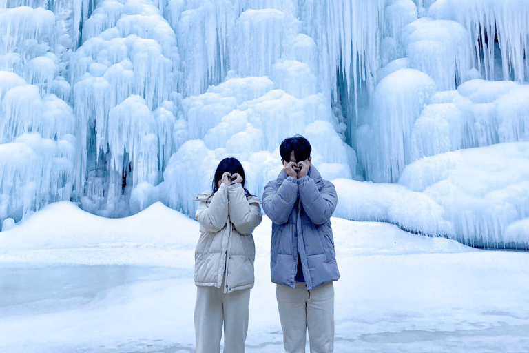 Cheongsong Ice Valley & Pohang Spacewalk Tour from Busan Busan Subway Station Exit 2