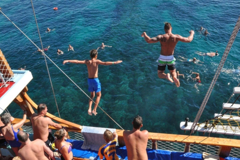 Side: Boat Tour with River, Sea & Swim Stops Side Coast & Ancient Views Boat Tour