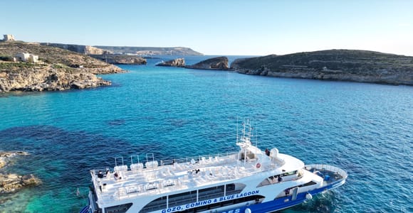 Bugibba: Comino e Laguna Blu con grotte marine e Crystal Lagoon