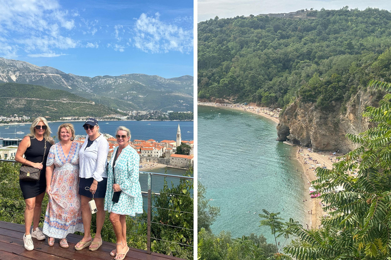 Wycieczka po plażach Riwiery Budva z kąpielamiPlażowanie na Riwierze Budva z możliwością pływania