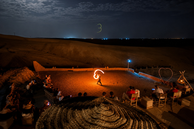 Agafay Desert: Sunset Dinner, Live Show & Stargazing Agafay Desert Sunset Dinner,Show & Stargazing under the sky