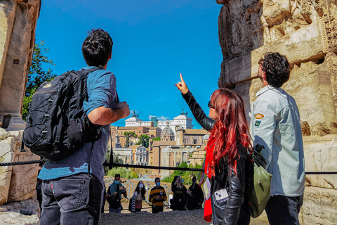 Rome : Visite guidée du Colisée, du Forum romain et de la colline Palatine