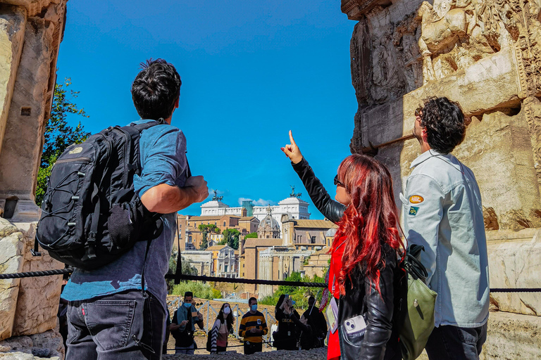 Rome : Visite guidée du Colisée, du Forum romain et de la colline Palatine