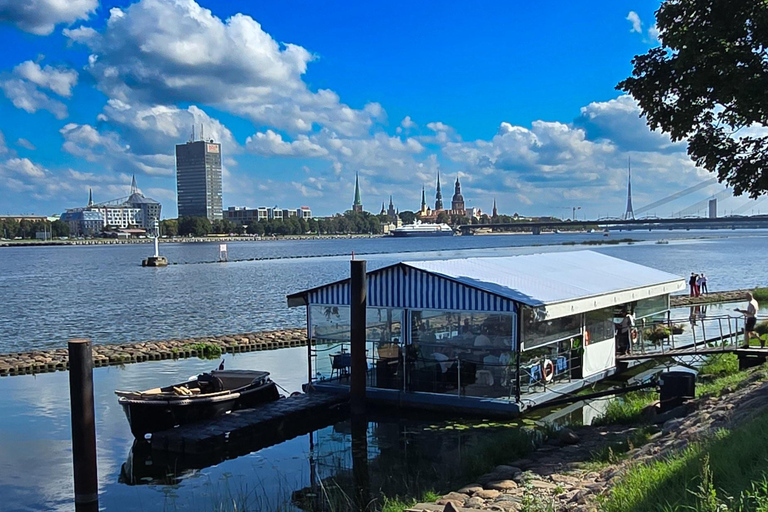 Riga: Private Boat tour cruise Riga City Panorama (30 min)