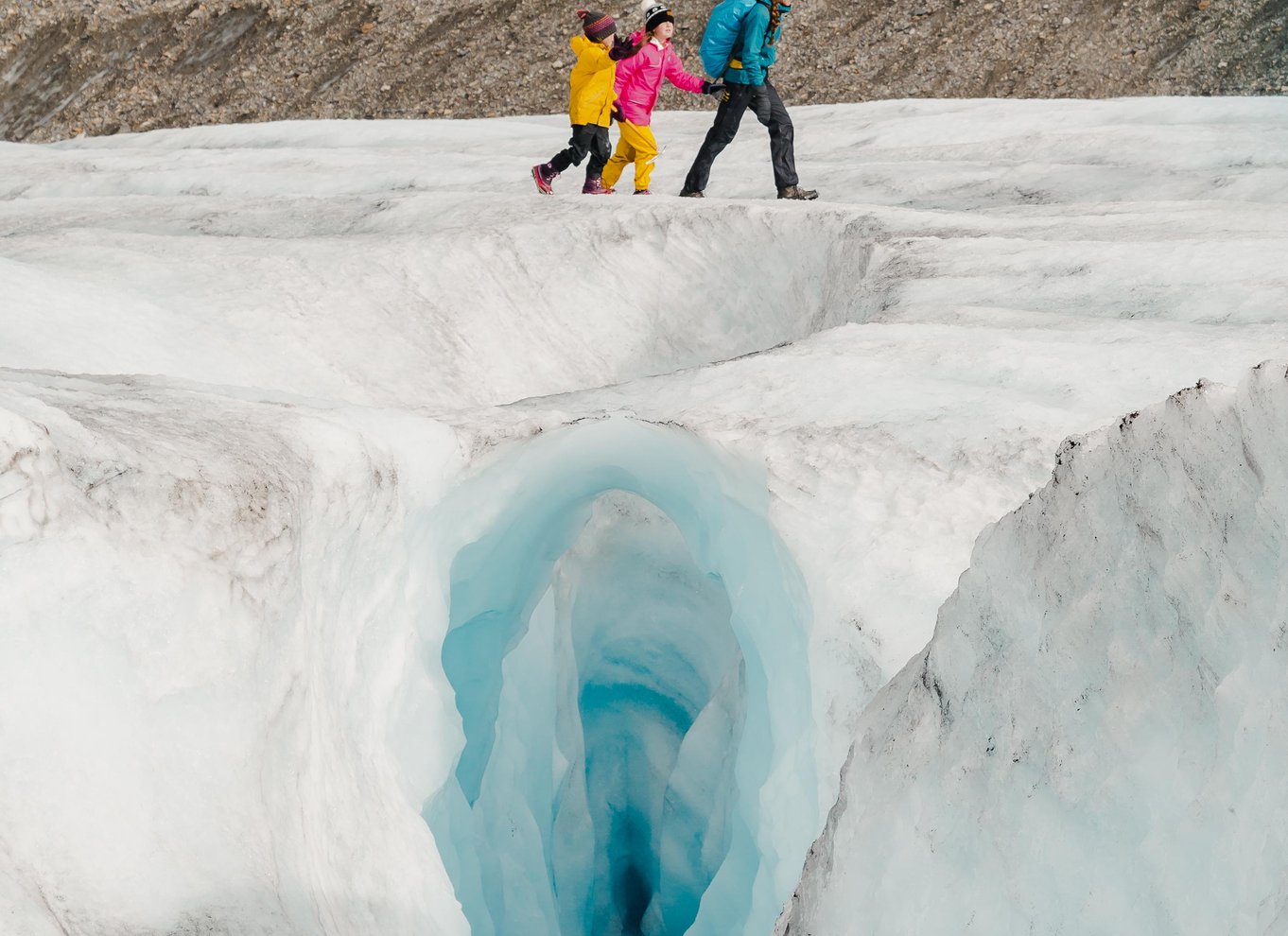 Columbia Icefield: Guidet gletsjer-vandring