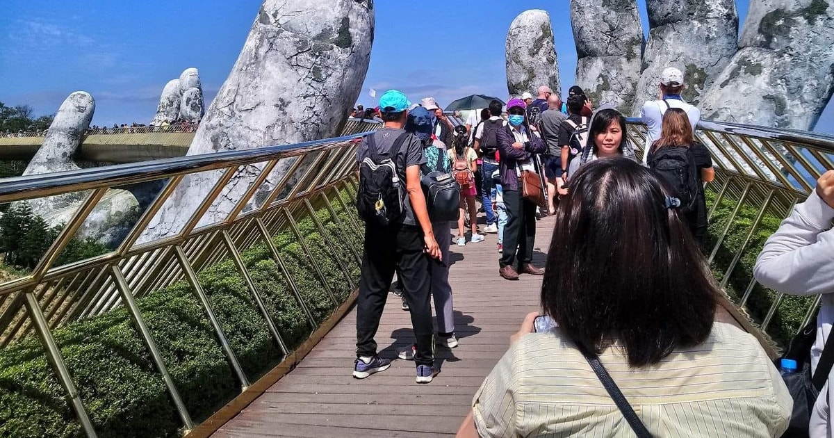 Dia Inteiro Na Ponte Dourada E Na Montanha De M Rmore Saindo De Hoi An