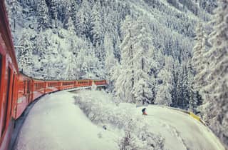Mailand: Tagestour mit dem Bernina Express nach St. Moritz