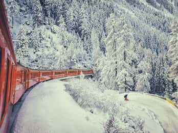 Milão: viagem de comboio Bernina Express para St. Moritz, viagem de 1 dia