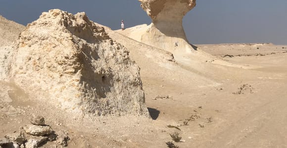 From Doha: Richard Serra, Zekreet Desert, Mushroom Rock Tour