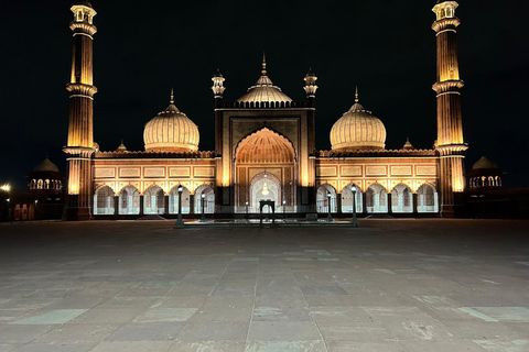 Delhi: Old Delhi Night Walk, Street Food & Rickshaw Ride Delhi: Old Delhi Night Walk, Street Food & Rickshaw Ride