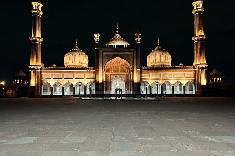 Delhi: Old Delhi Night Walk, Street Food & Rickshaw Ride Delhi: Old Delhi Night Walk, Street Food & Rickshaw Ride