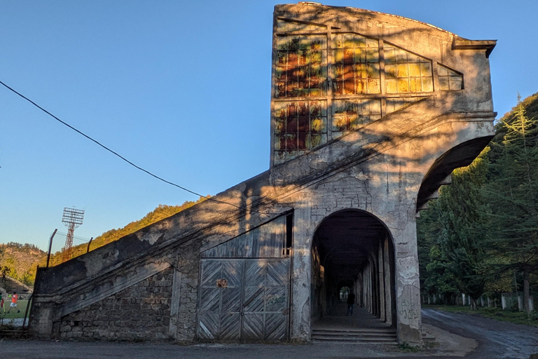 From Tbilisi: Chiatura Cable Cars, Katskhi & Family Lunch