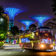 Singapore: Big Bus Night Tour by Open-Top Bus & Live Guide