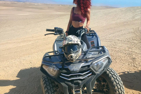 Marrakech: Tour del deserto di Agafay con quad, giro in cammello e cena