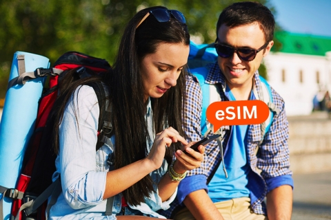 Izmir: Türkei Nahtloser eSIM-Roaming-Datenplan für Reisende1GB/7 Tage