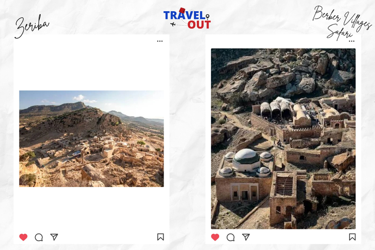 Hammamet: Takrouna, Jradou, Zriba, Water Temple Private Tour Private Minivan for Groups up to 6 with Driver-Host