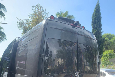 Wycieczka po mieście Alanya: dzień/noc, kolejka linowa i plaża KleopatryAlanya Hop-On Hop-Off Shuttle: Zachód słońca