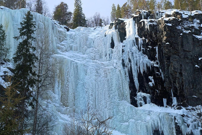 Rovaniemi: Korouoma Canyon &amp; Frozen Waterfalls Tour with BBQ