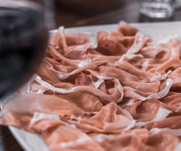 San Daniele ham tasting and tour of the ham factory