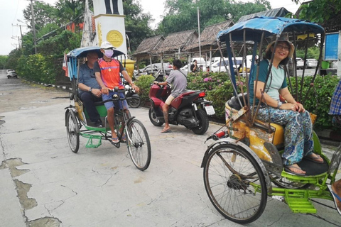 Bangkok Półdniowa wycieczka Riksza i piesza wycieczka