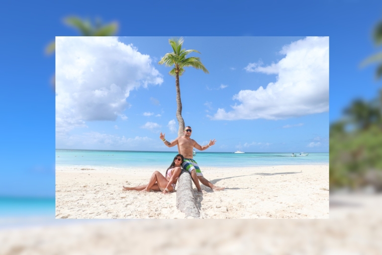 Jour de jeu à l'île SaonaL'île paradisiaque de Saona au départ de Punta Cana