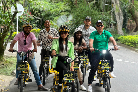 City Tour Express en och en halv timme Medellín Elektrisk cykel