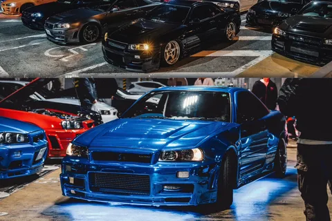 【R34】Tóquio：Tour particular de Daikoku em R34 modificado