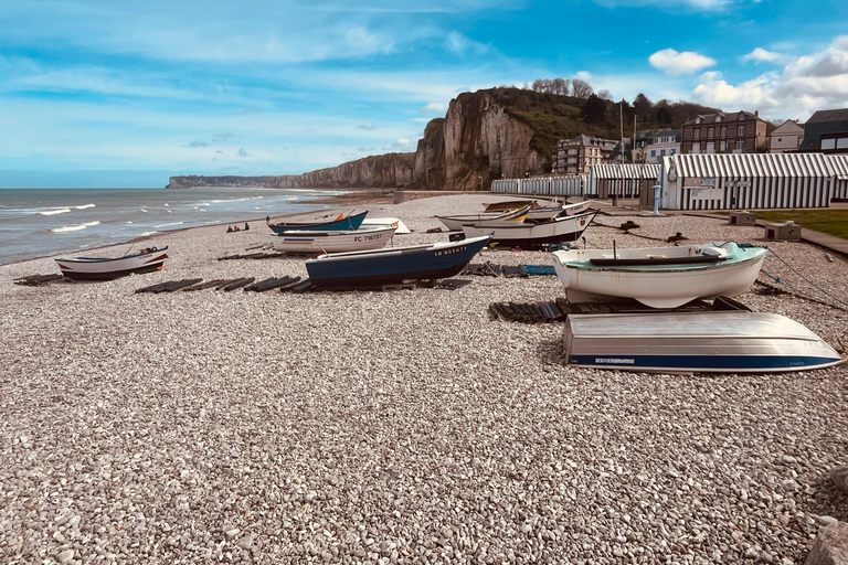 Private Full-Day Tour: Honfleur Old Harbor & Etretat Cliffs