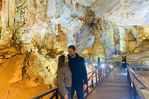 Phong Nha Cave & Paradise Cave: Guided Tour Boat & Explore Group Tour with Drop-Off in Hue