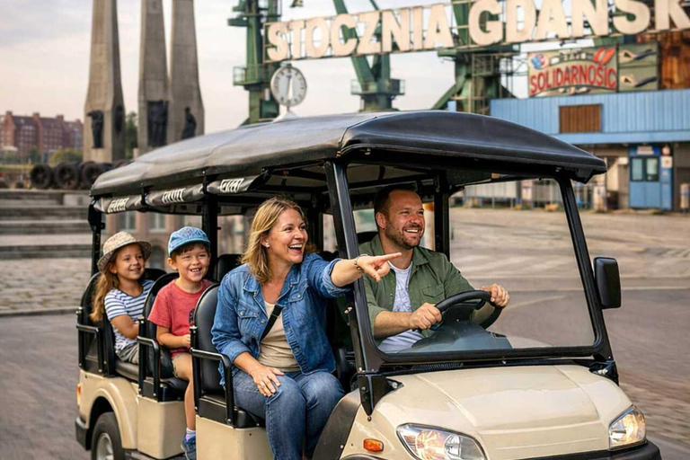 Gdansk: Hansa Electric Golf Cart City Tour with Local Guide Hansa City Tour