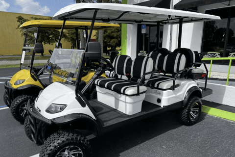 Fort Lauderdale: 6 People Golf Cart Rental 6 Hours Rental