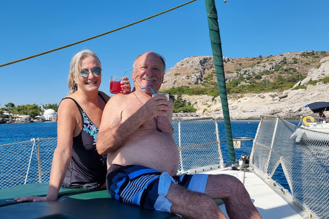 Rhodes Private Luxury Day Cruise Lunch, Coctails, Champagne