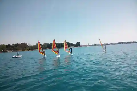 Poreč: clase de windsurf de 2 horas