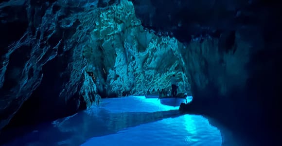 Ab Vela Luka: Ausflug zur Insel Vis und zur Blauen Grotte ab Korčula