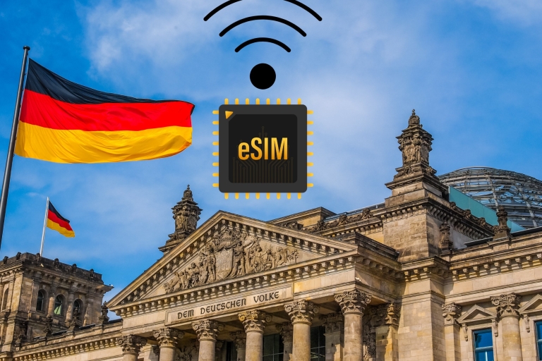 eSIM Allemagne : Plan de données Internet à haut débit 4G/5GeSIM Germany 1GB 7Days