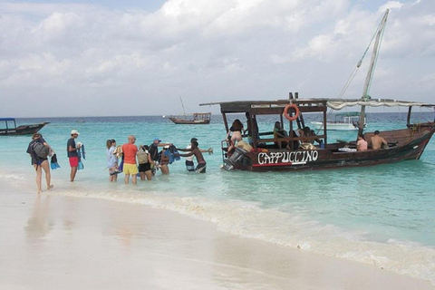 Vanuit Zanzibar Mnemba Eiland-Snorkelen Dagtour met Lunch