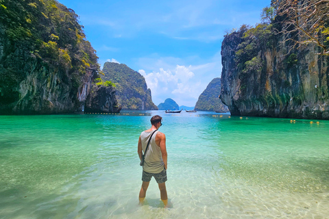 From Railay: Island Hopping Tour by Private Longtail Boat Option 1: Private Tour 3 Islands
