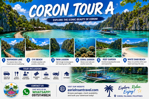 Coron: 5-Night Getaway with Tours and Transfers
