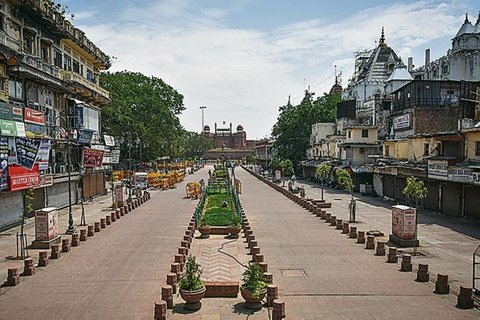 Delhi: Old Delhi City Tour with Tuk Tuk Ride & Street Food Car, Driver, Guide, Entrance Tickets, Street Food & tuk tuk