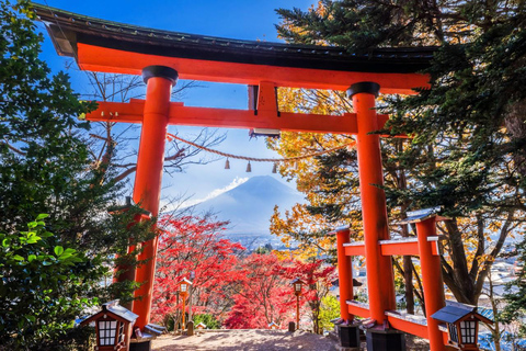 Tóquio: Monte Fuji, Parque Arakura Sengen, excursão de ônibus Oshino HakkaiDe Shinjuku para o Monte Fuji às 8:30h