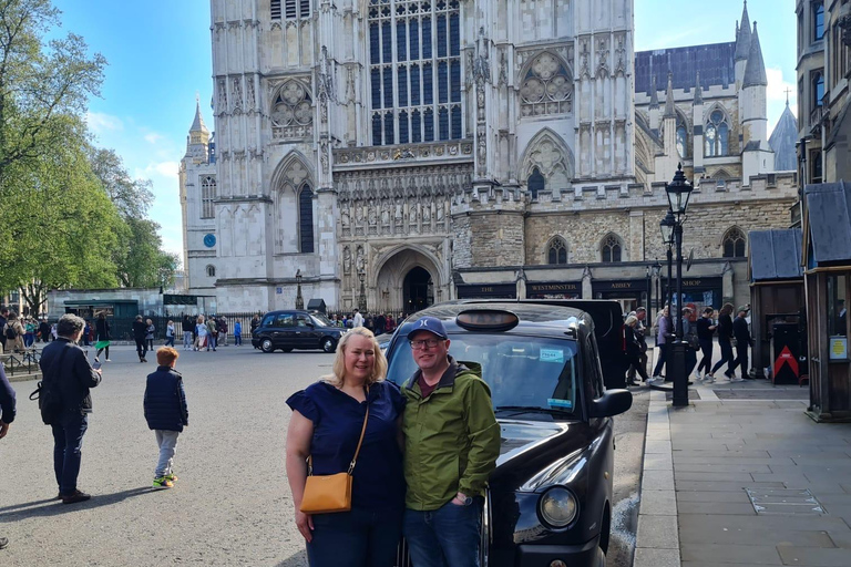 London: Sightseeing Black Cab Tour med upphämtning från hotell4-timmars rundtur med upphämtning från hotell och avlämning