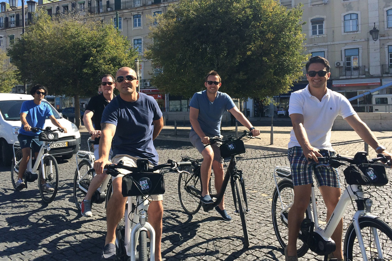 Lissabon: e-biketour van 3 uur door het centrum met gids