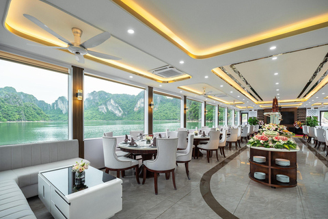 Hanoi: Halong Bay Day Tour with 5-star Cruise & Transfer